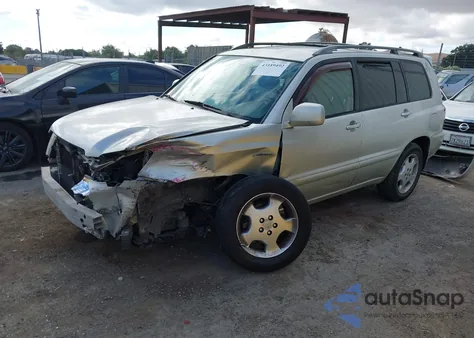 2004 Toyota Highlander Limited V6 из США, поврежденный, VIN JTEEP21A140050508